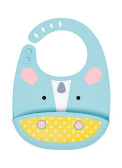Unicorn Design Zoo Fold And Go Bib - Multicolour