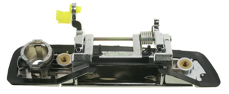 TRQ Exterior Door Handle Chrome Driver Side Compatible with 2001-2004 Chrysler Sebring 2001-2005 Dodge Stratus 2000-2004 Mitsubishi Eclipse 1999-2004 Galant 1997-2002 Mirage - Image 2