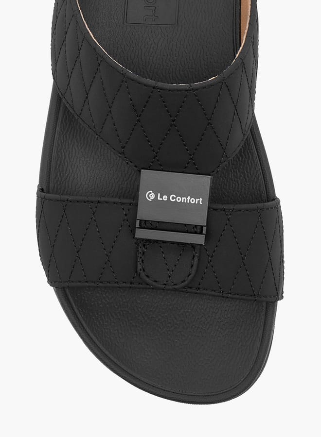 Le Confort Boys Embroidered Arabic Sandals with Logo Accent  - Image 3