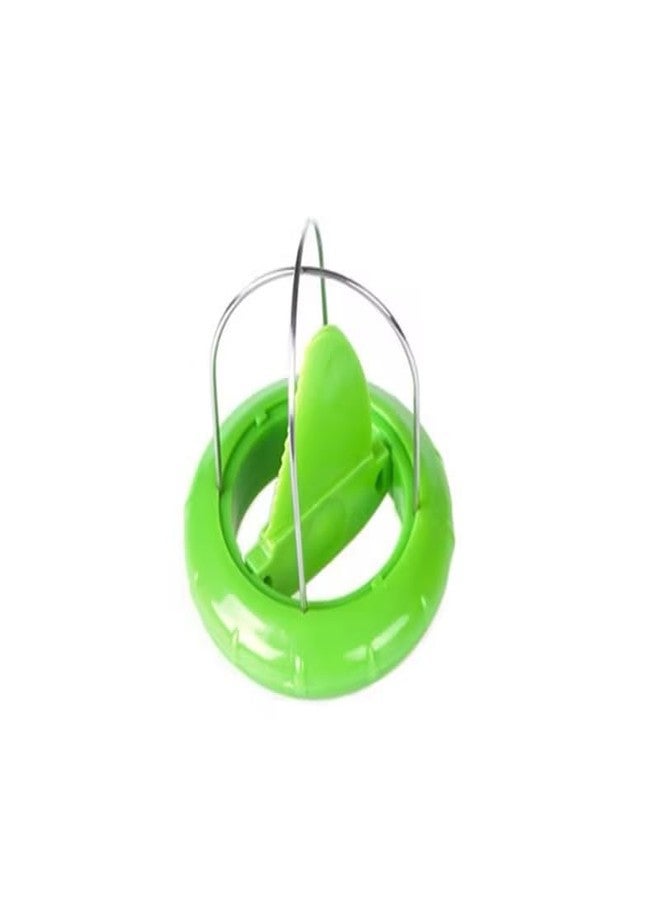 GANPUB Kiwi Peeler and Cutter - 2-In-1 Stainless Steel Tool for Kiwi, Dragon Fruit, Etc - Easy-Grasp Grater, Peeler, and Slicer (Green) - Image 1