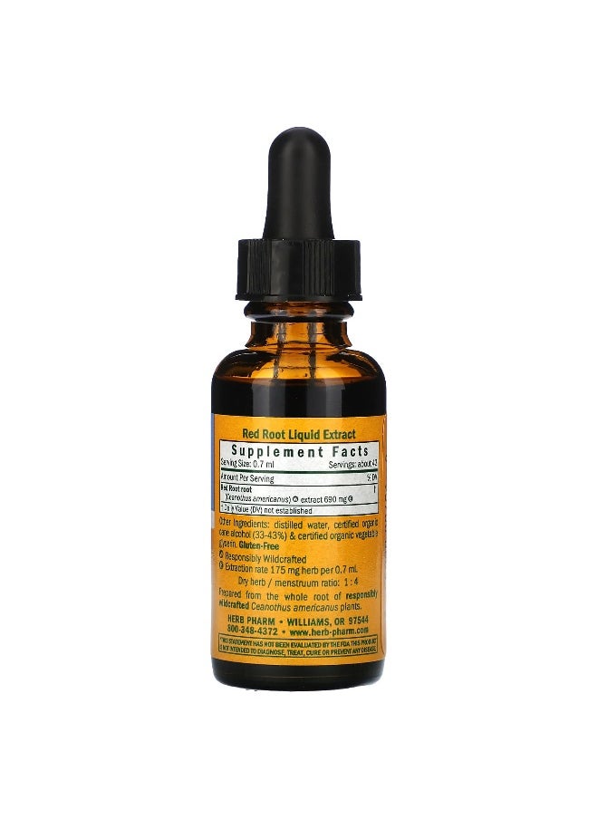 HERB PHARM - Herb Pharm, Red Root, 690 mg, 1 fl oz (30 ml) - Image 1