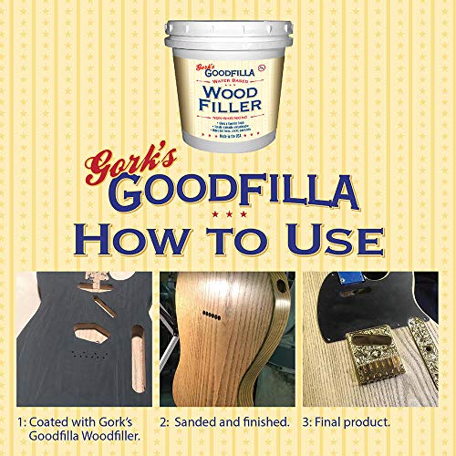 Goodfilla Ash, 8 oz, Wood and Grain Filler, Stainable, Tintable, Sandable, Zero Waste, Non-Toxic, USA Made - Image 3