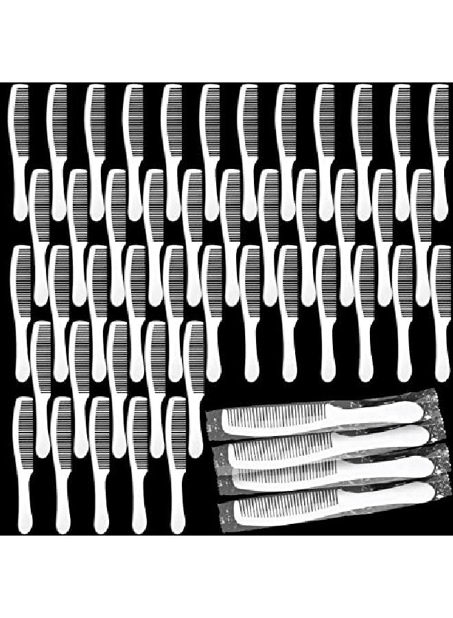 Chengu مشط مغلف بشكل فردي 200 قطعة مشط disposable بالجملة مجموعة مشط بلاستيكي غير قابل للكسر بمقبض طويل مشط شعر مناسب للعائلة والفندق والسفر وملاجئ المشردين والرعاية الخيرية - Image 1