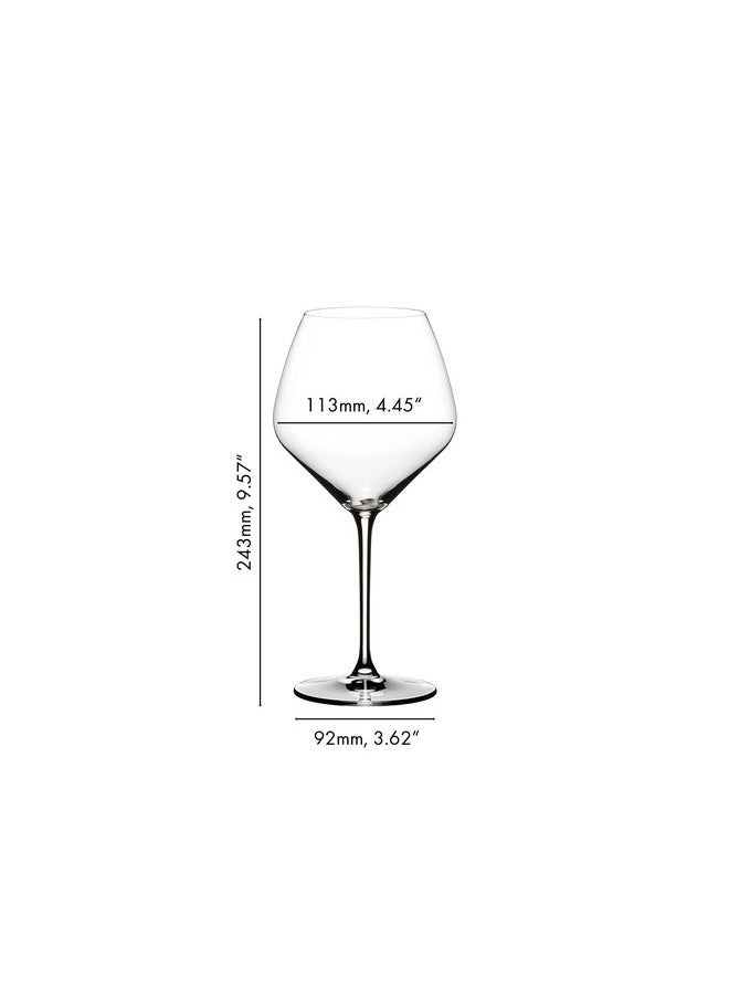 Riedel Riedel Extreme Pinot Noir Glass, Set of 2, Clear  - Image 4