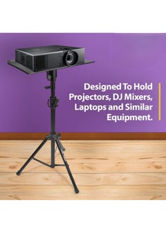 Generic HPS-290B Professional Tripod Projector Mixer Stand – Adjustable Height, Lightweight, and Portable (Black)  - Image 3