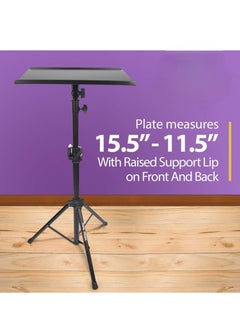 Generic HPS-290B Professional Tripod Projector Mixer Stand – Adjustable Height, Lightweight, and Portable (Black)  - Image 2