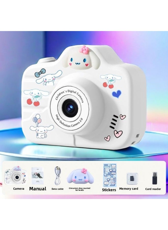 Generic Pacha Dog Camera Girl's Birthday Gift For Girlfriend Boy Boy's Practical Niche Tanabata Valentine's Day-Body Color:Jade Gui Dog Theme [dual Camera] - Order [free Imported Mobile Phone Accessories] 16g  - Image 1