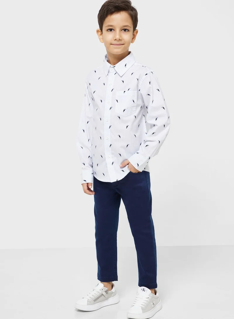 Pinata Boys Muhroon Chino Trousers