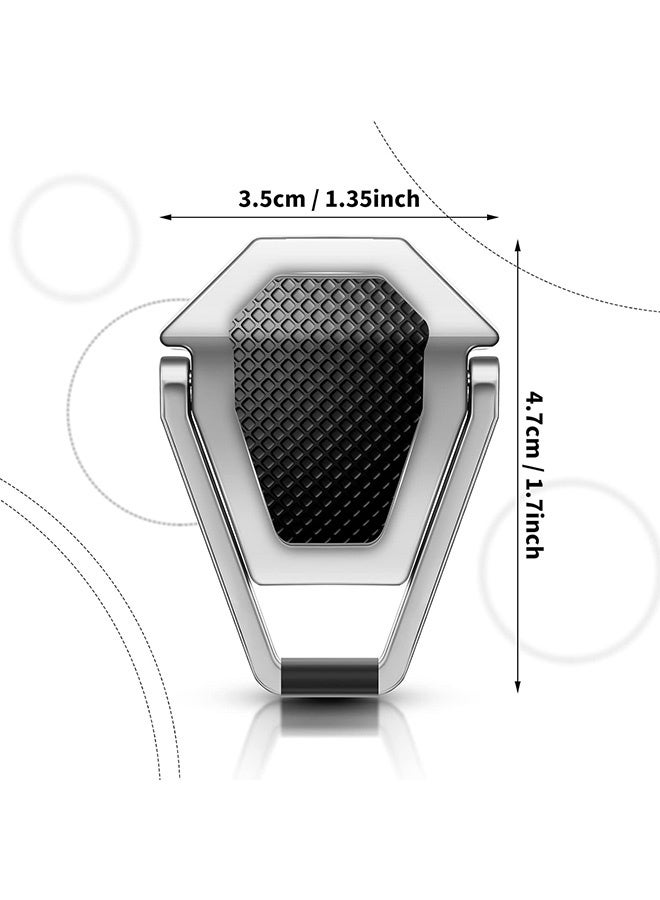 2 Pieces Portable Keyboard Laptop Stand, Mini Aluminum Keyboard Riser, Foldable Cooling Laptop Kickstand Adjustable Lightweight Lifter - Image 2