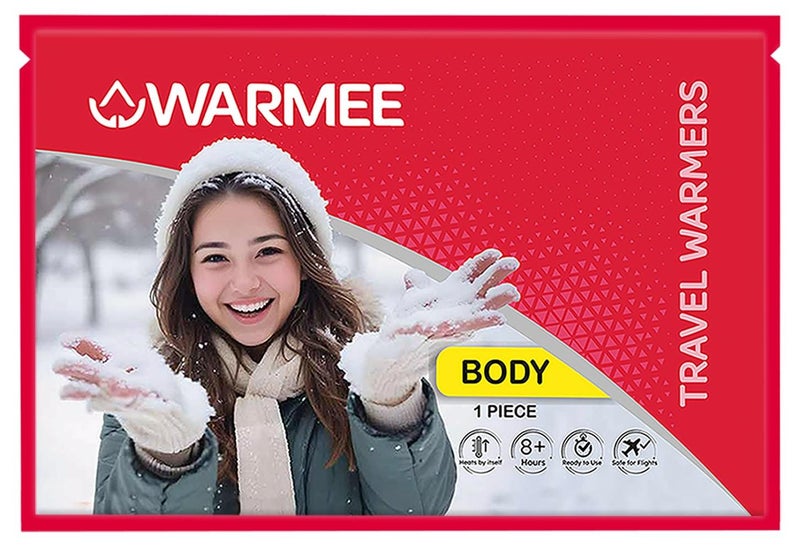 WARMEE Body Warmers (Pack of 5 pcs) Safe & Natural Heat Patches, Heat Packs for Men, Women and Children || Travel Warmers to Stay Warm in Winters|| Camping, Trekking, Holidays - Image 1