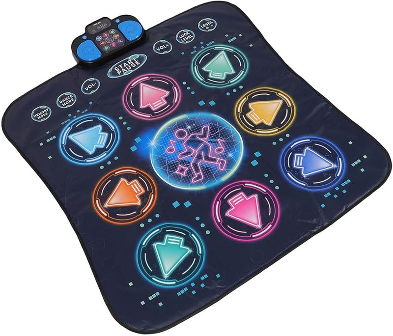 كيينسو سجادة رقص للأطفال لعبة موسيقية خفيفة الوزن محمولة قماش بي إي مادة إيه بي إس - Image 3