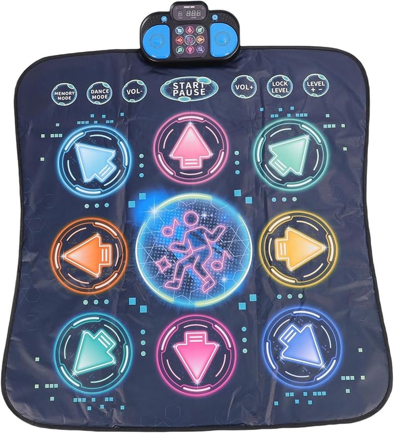 كيينسو سجادة رقص للأطفال لعبة موسيقية خفيفة الوزن محمولة قماش بي إي مادة إيه بي إس - Image 1