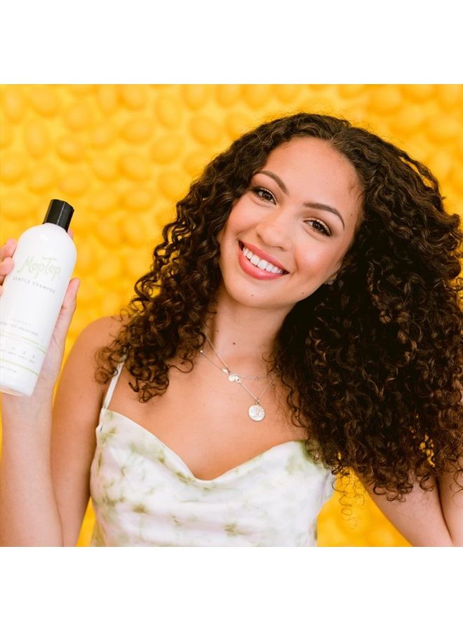 MopTop ﻿MopTop Gentle Shampoo, Natural Hair Moisturizer, Reduces Frizz, Color Safe Volumizing Shampoo - For All Hair Types, Straight, Curly, Wavy, Thin, Coily (8 oz) - Image 5