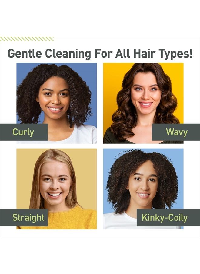 MopTop ﻿MopTop Gentle Shampoo, Natural Hair Moisturizer, Reduces Frizz, Color Safe Volumizing Shampoo - For All Hair Types, Straight, Curly, Wavy, Thin, Coily (8 oz) - Image 4