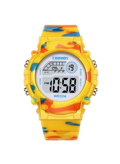 Coobos 2PCS Children's Waterproof Rubber Digital Watch Red/Yellow  - Image 4
