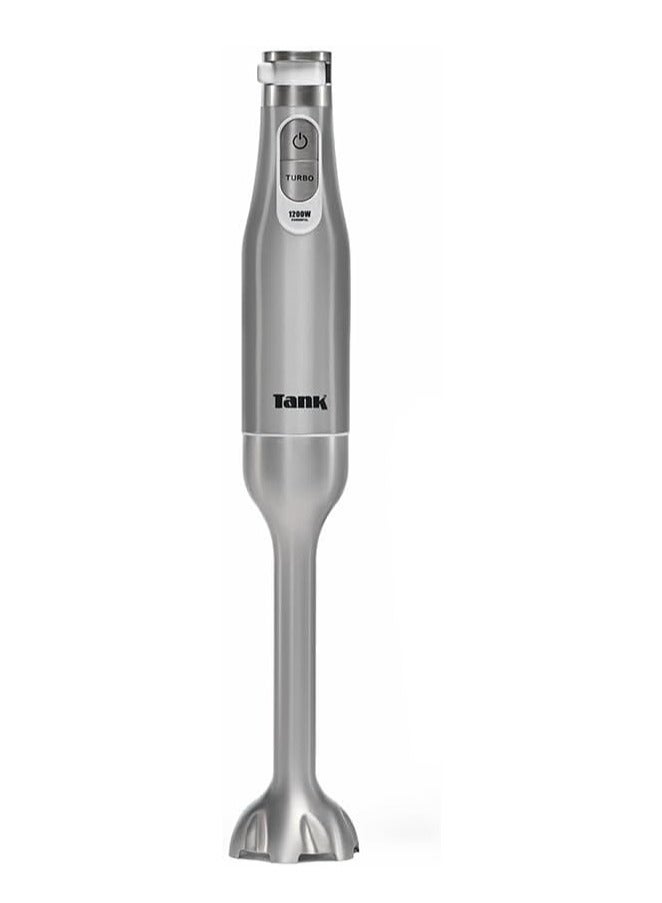 TANK Tank Hand Blender with 600ml BPA Free Beaker,with 6 Speed Control + Turbo, 1200 Watts, White, CM-6004, 2-year warranty - Image 2