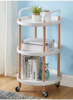 White-3 Tier Round