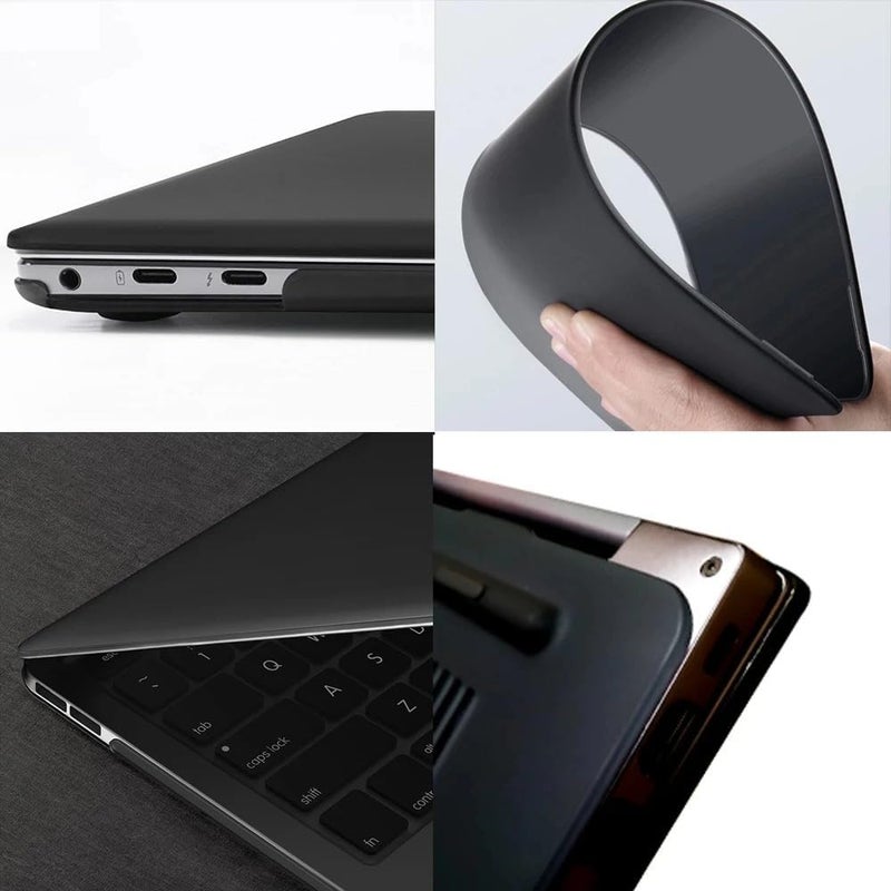 eWINNER Hard Shell Case Protective Snap On Cover for Huawei MateBook 14 2024 FLMH-X FLMH-16 FLMH-32 14.2" 2.8K OLED Laptop w/Touch Control Ultra 5 Ultra 7 Processors Laptop Case Cover (Matte Black) - Image 4