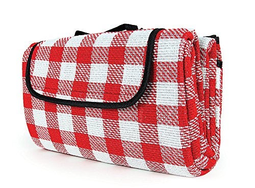 Camco 42801 Picnic Blanket 51 x 59 RedWhite