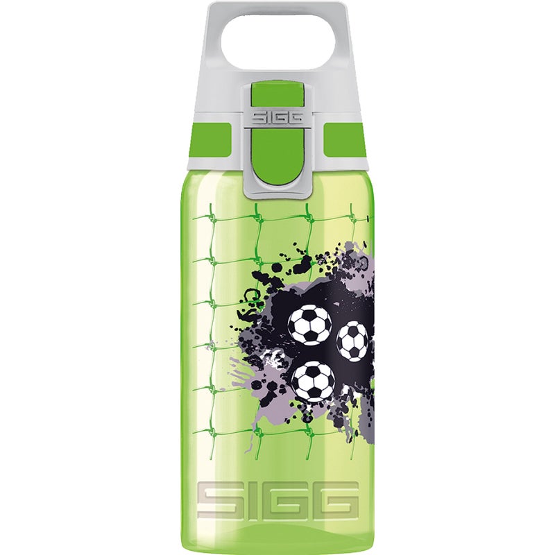 SIGG - Kids Water Bottle - Viva One Football - Leak-Proof Lid - Dishwasher - Bpa Free - Sport and Bike - One Hand Children's Drink Bottle - 17 Oz