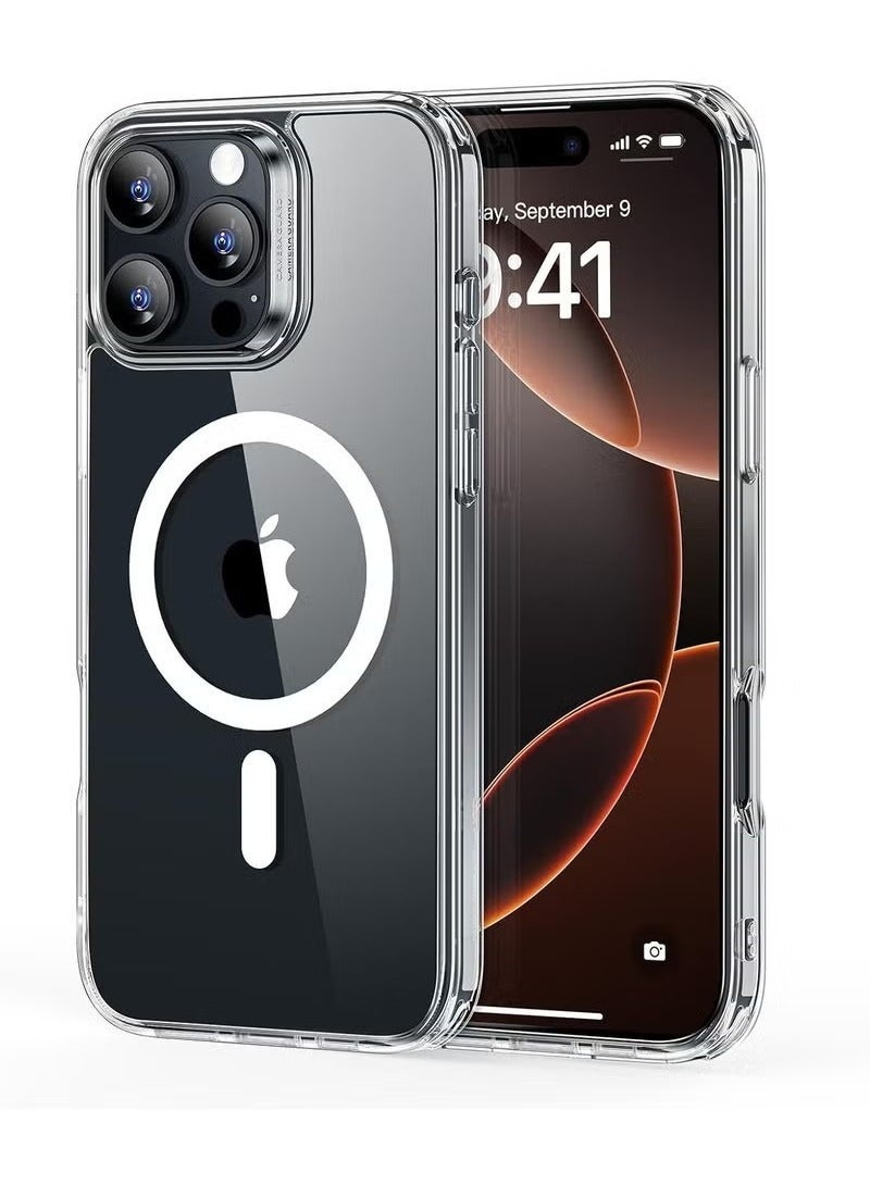 حافظة iPhone 16 Pro Max ، تحكم في الكاميرا ، متوافقة مع MagSafe ، حماية ضد الصدمات ، جراب هاتف مغناطيسي لهاتف iPhone 16 Pro Max ، جراب هجين كلاسيكي - Image 1