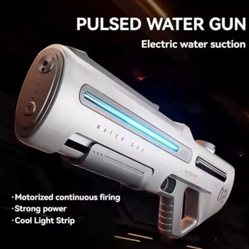 Storio Rechargeable Electric Automatic Holi Pichkari Water Gun Toy for Kids Toys Shooting Water Gun Toy for Kids with Upto 30Ft Range - Image 3