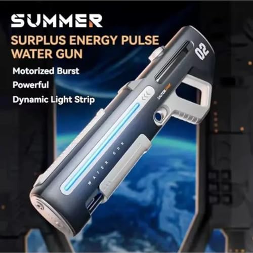 Storio Rechargeable Electric Automatic Holi Pichkari Water Gun Toy for Kids Toys Shooting Water Gun Toy for Kids with Upto 30Ft Range - Image 2
