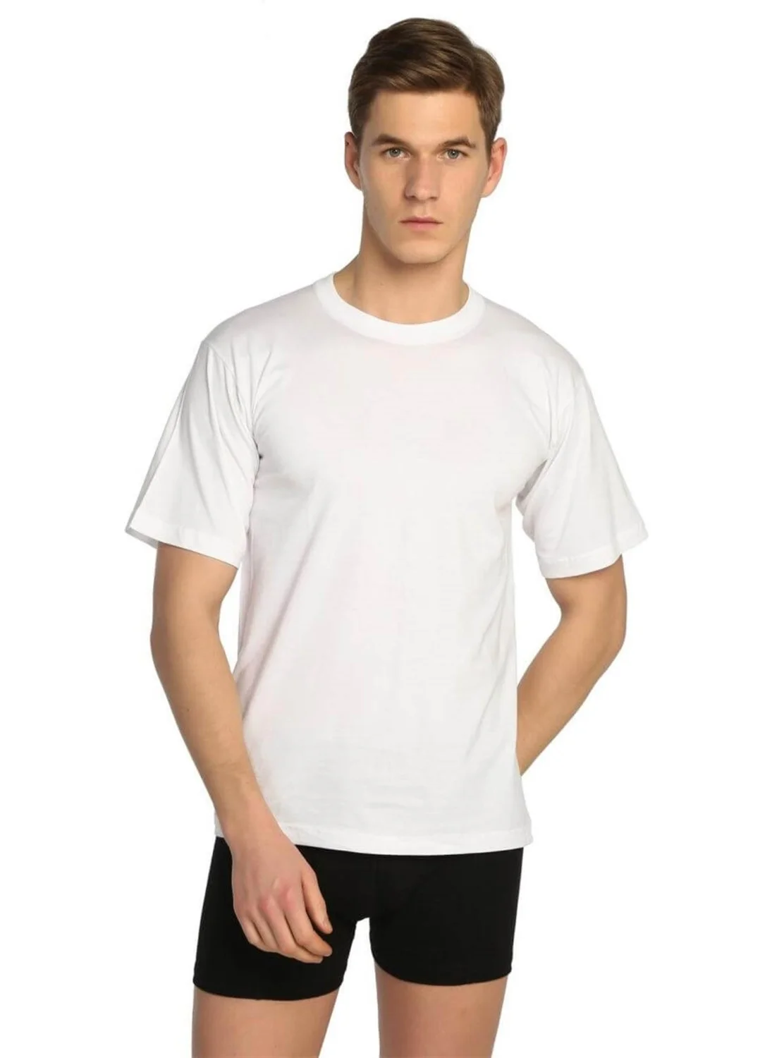 توتكو 3 Pack Crew Neck Cotton Men's Undershirt