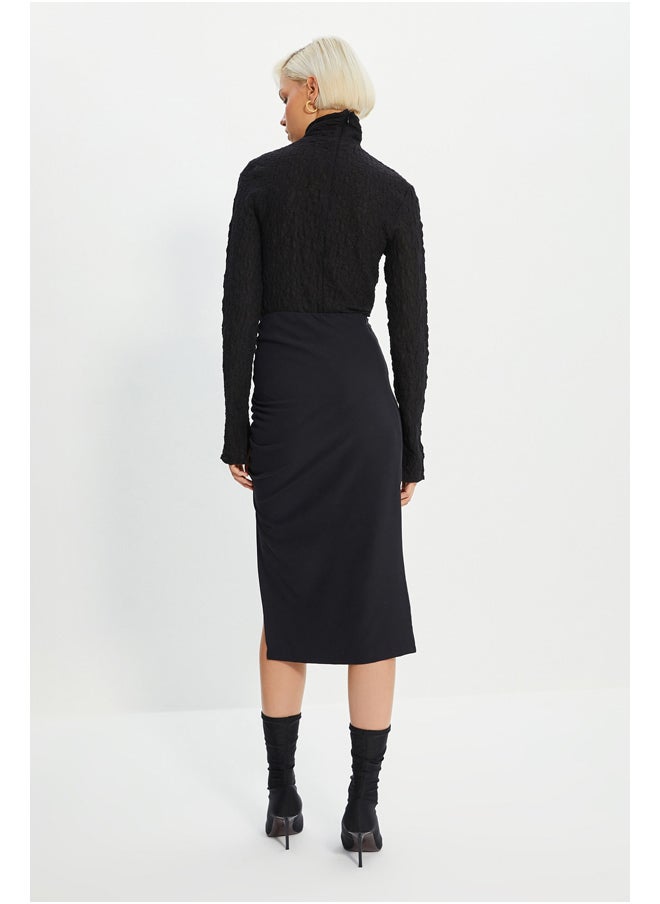 trendyol - Skirt - Black - Midi - Image 1