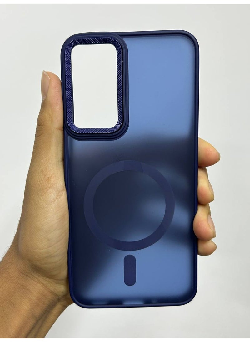 Magsafe Leather Generic Back Case Compatible with Vivo Y29 5G phone. - Image 2