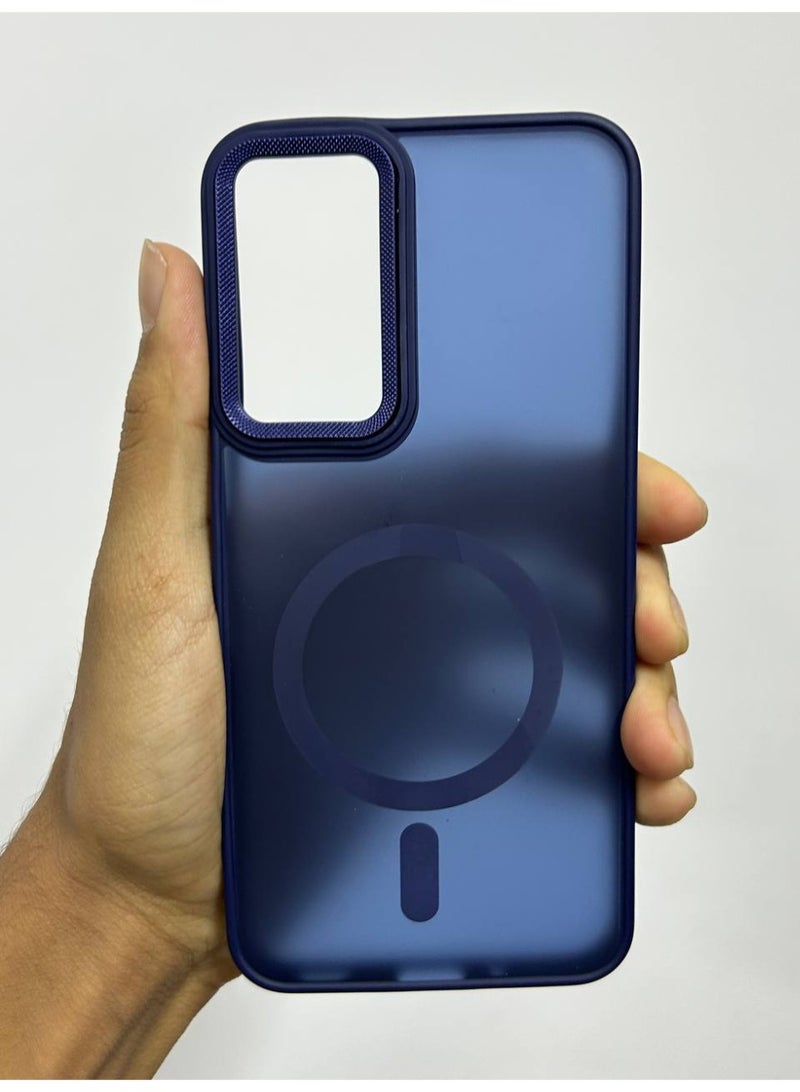 Magsafe Leather Generic Back Case Compatible with Vivo Y29 5G phone. - Image 1