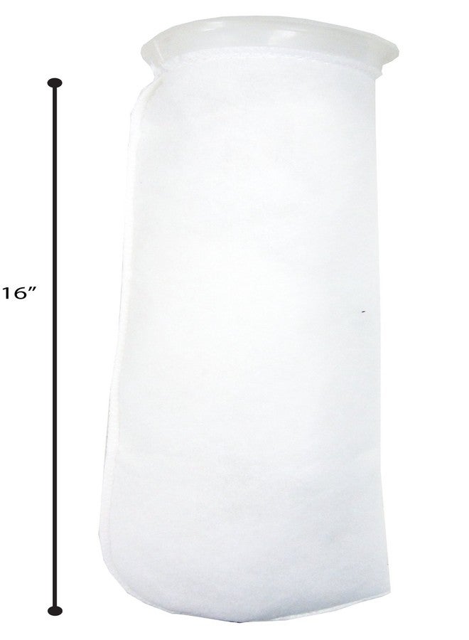 Encompass All 12 Pack - 4 Inch Ring Filter Socks 200 Micron - Aquarium Felt Filter Bags -4 Inch Ring by 16 Inches Long [Long Version] - Fits Eshopps and Aqueon - 12 Pack - Image 2