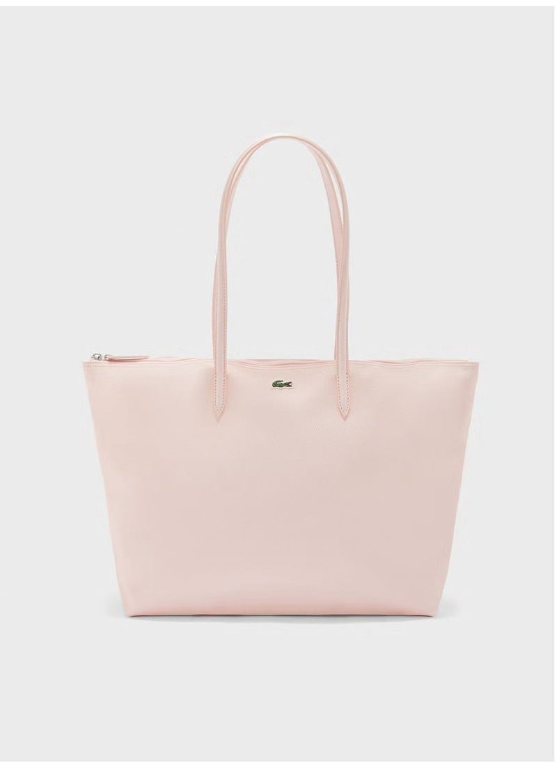 LACOSTE - Lacoste Womens L.12.12 Concept Vertical Shopping Bag - Image 1