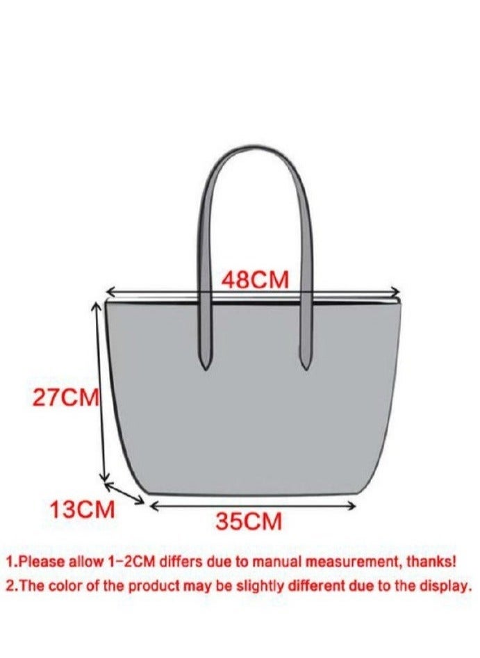 LACOSTE - Lacoste Womens L.12.12 Concept Vertical Shopping Bag - Image 1