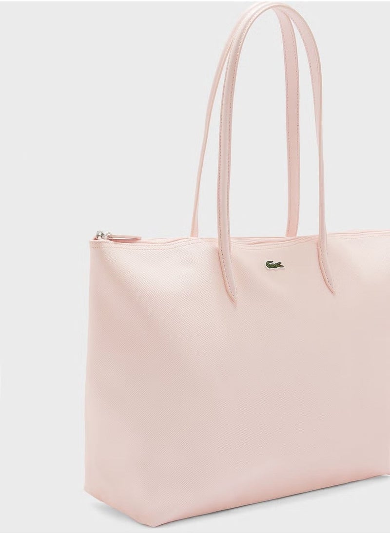 LACOSTE - Lacoste Womens L.12.12 Concept Vertical Shopping Bag - Image 1