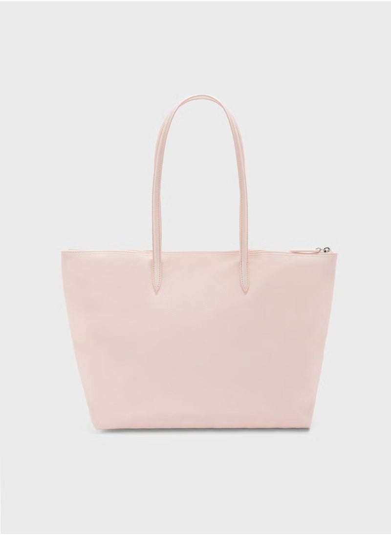 LACOSTE - Lacoste Womens L.12.12 Concept Vertical Shopping Bag - Image 1