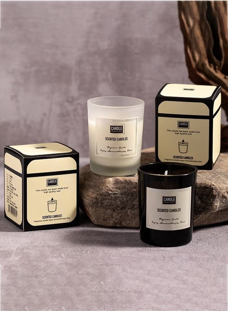 2 Pack Scented Candle Crystal Black/White - Image 3