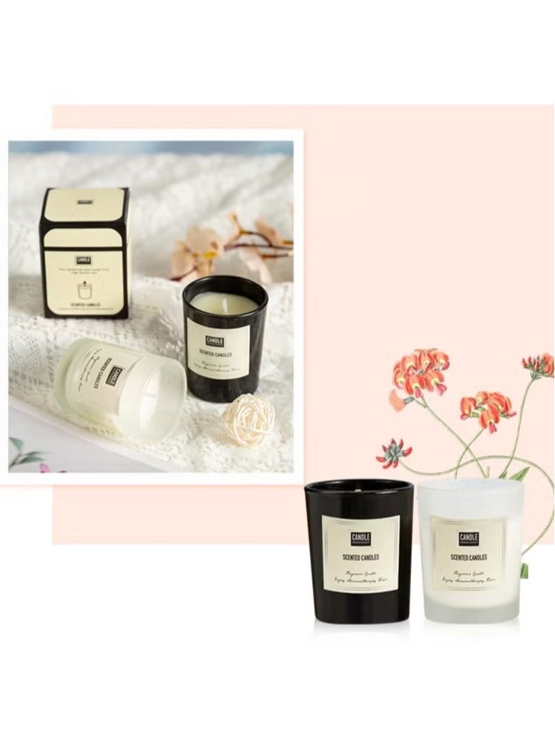 2 Pack Scented Candle Crystal Black/White - Image 4