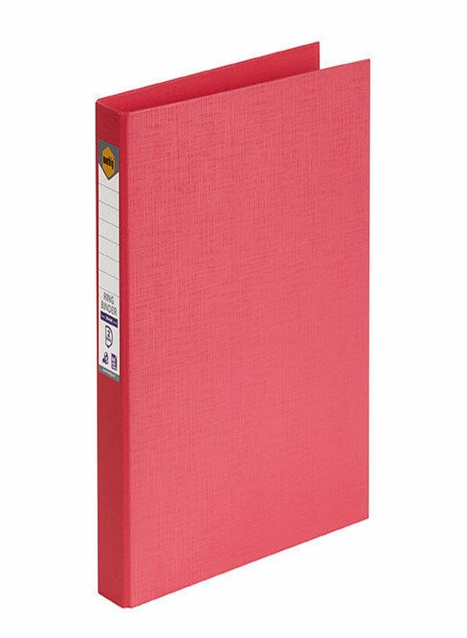 VAVIA 2D Ring Binder File,Plastic File Folder A/4Size Tough & Durable (A/4 2D Ring Binder RED - 1) - Image 1