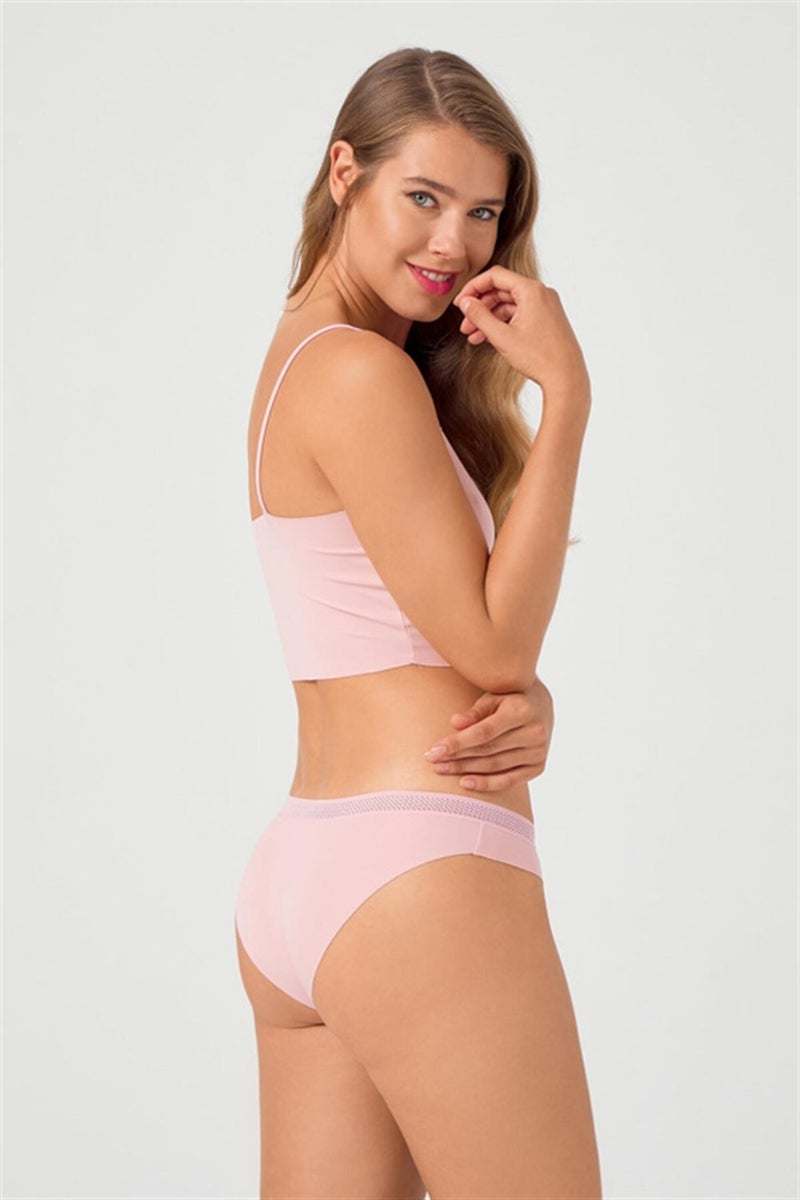 COTTONHILL Mesh Elastic Laser Cut Bikini Panties 5 Pack  - Image 2