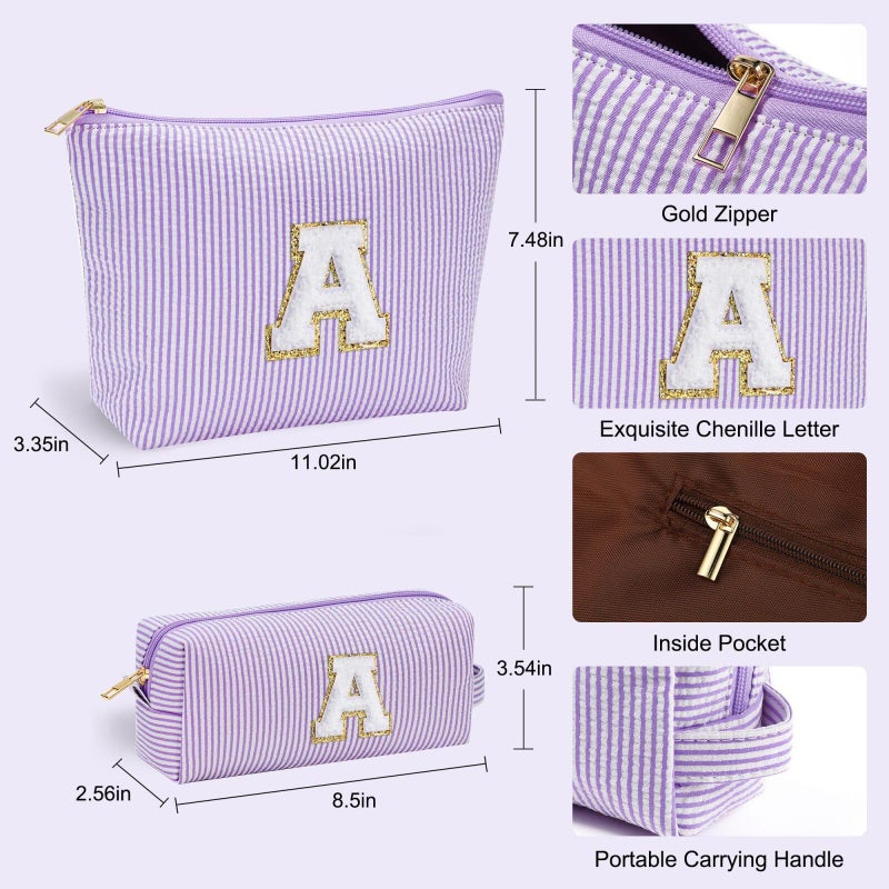 YOOLIFE Birthday Gifts for Women Kids Teen Girl Girlfriend Bridesmaid Wife | Travel Toiletry Bag | Birthday Gift Idea for Her Mom Girlfriend Bridesmaid Wife | Birthday Gift Idea for Her Purple K - Image 4