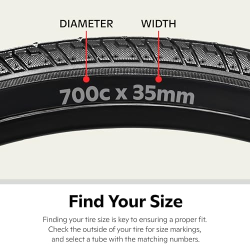 Schwinn Replacement Bike Tire Tube, 700c x 28-35 mm Bike Inner Tube, Schrader Valve, Durable Construction, Replacement for 700c Road, Hybrid, and Dual Sport Bicycle Tires - Image 4