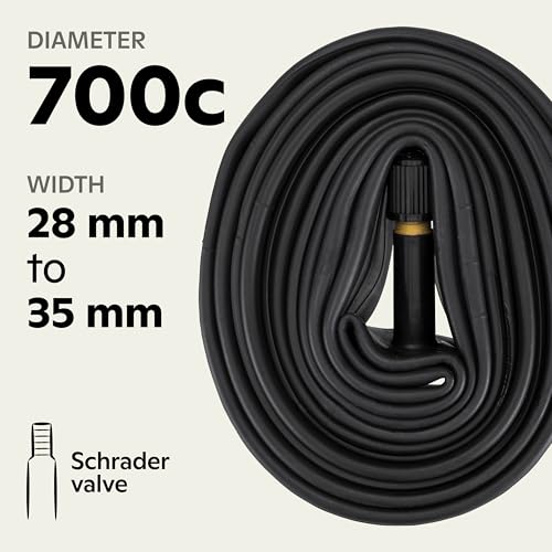 Schwinn Replacement Bike Tire Tube, 700c x 28-35 mm Bike Inner Tube, Schrader Valve, Durable Construction, Replacement for 700c Road, Hybrid, and Dual Sport Bicycle Tires - Image 5
