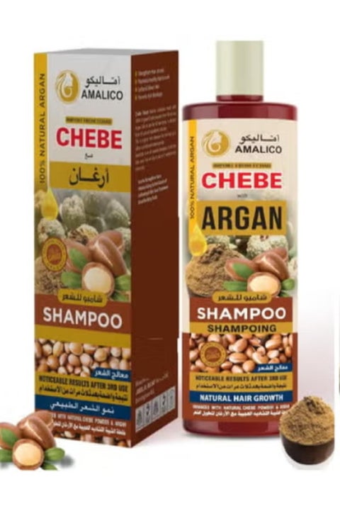 Shampoo with Argan Oil and Chebe Powder for Hair Growth 500 ML