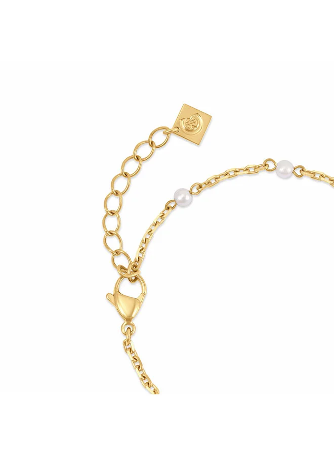 CERRUTI 1881  Noemi Gold Center Motif Bracelet for Women for Women | Best Price UAE