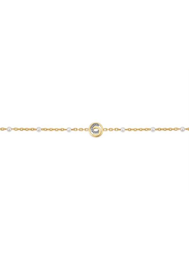 شيروتي 1881 سوار نويمي ذهبي بتصميم مركزي للنساء