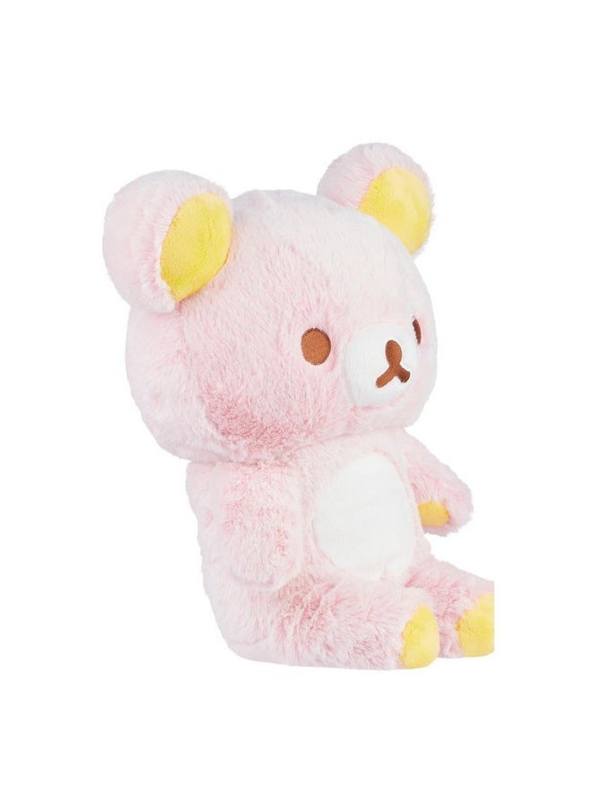 Rilakkuma San-X Original Long Pile Sherbet Series Plush - Soft Pink - 15-Inch  - Image 4