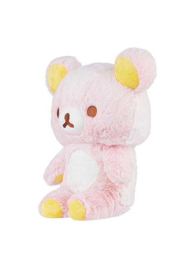 Rilakkuma San-X Original Long Pile Sherbet Series Plush - Soft Pink - 15-Inch  - Image 2