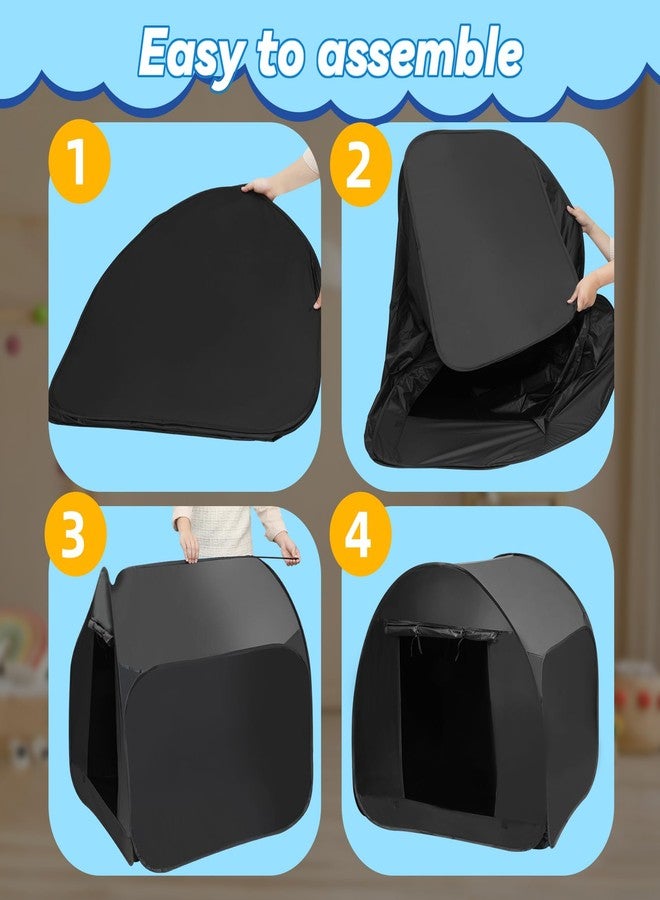 Dreamtrue Sensory Tent for Kids 47.2 * 47.2 * 47.2 in - Portable Pop-up Play Tent for Calming Down & Improving Focus - Ideal for Children with Autism, ADHD, & Sensory Processing Disorder (SPD) - Image 5