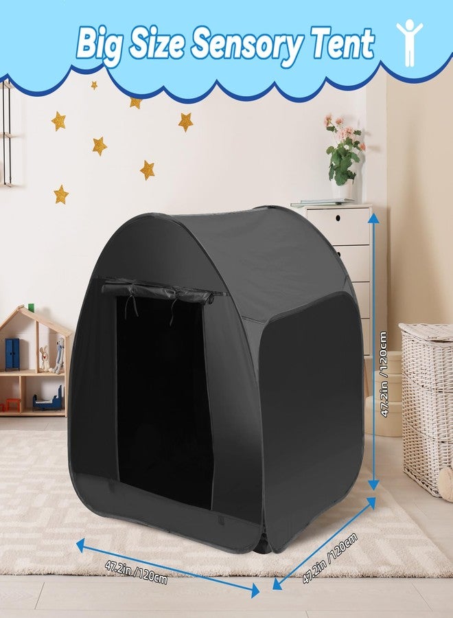Dreamtrue Sensory Tent for Kids 47.2 * 47.2 * 47.2 in - Portable Pop-up Play Tent for Calming Down & Improving Focus - Ideal for Children with Autism, ADHD, & Sensory Processing Disorder (SPD) - Image 2